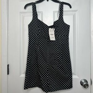 Zara Polka Dot Short Romper